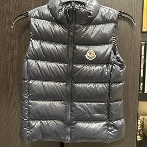 Moncler Kids Winter vest Navy Blue